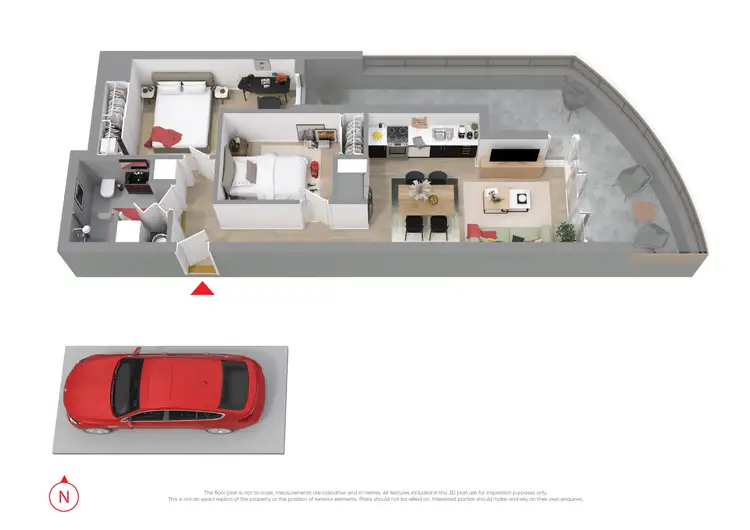 Floorplan of Homely apartment listing, G01/1 Pettys Lane, Doncaster VIC 3108