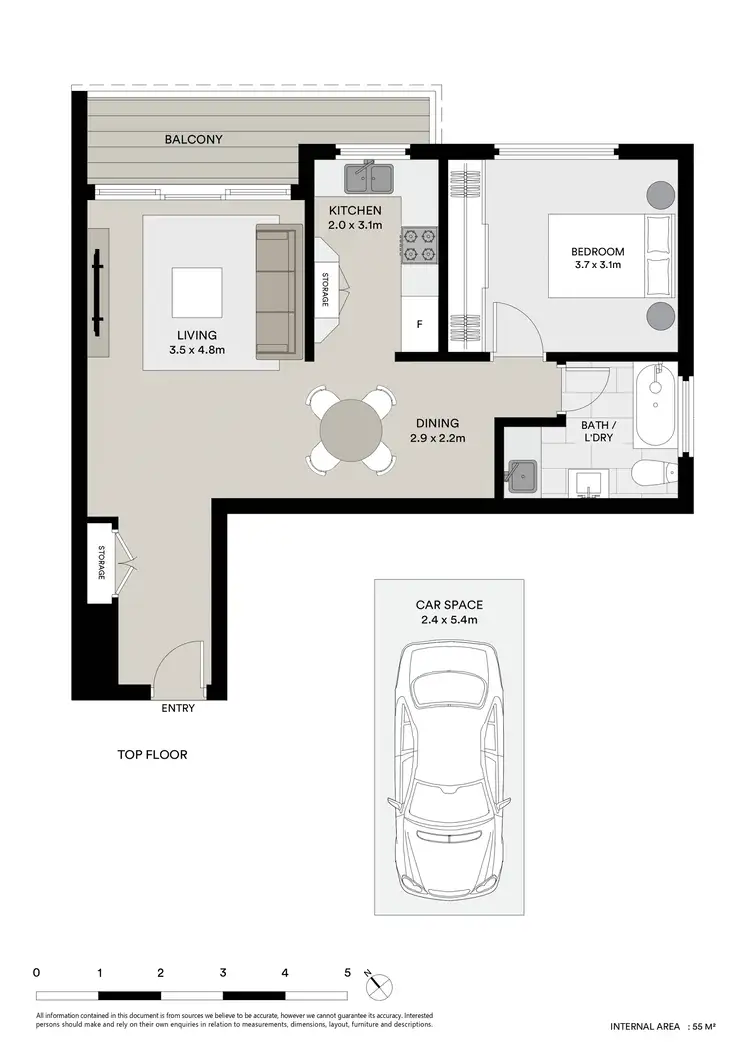 Floorplan of Homely apartment listing, 13/10C Goulding Road, Ryde NSW 2112