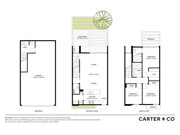 Floorplan of Homely townhouse listing, 79/4 Hoolihan Street, Denman Prospect ACT 2611