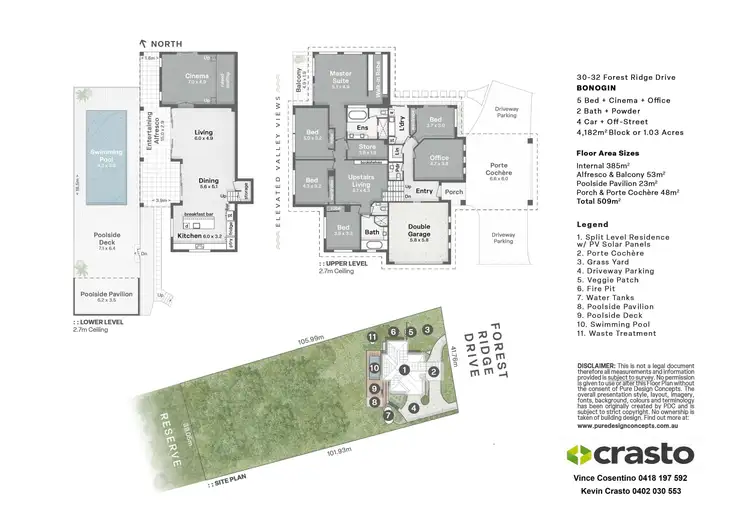 Floorplan of Homely house listing, 30-32 Forest Ridge Drive, Bonogin QLD 4213