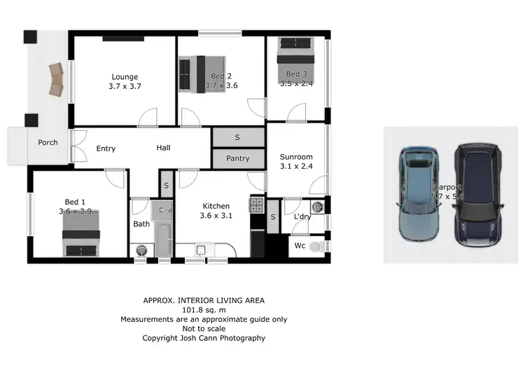 Floorplan of Homely land listing, 2/73 Brockley Street, Wodonga VIC 3690