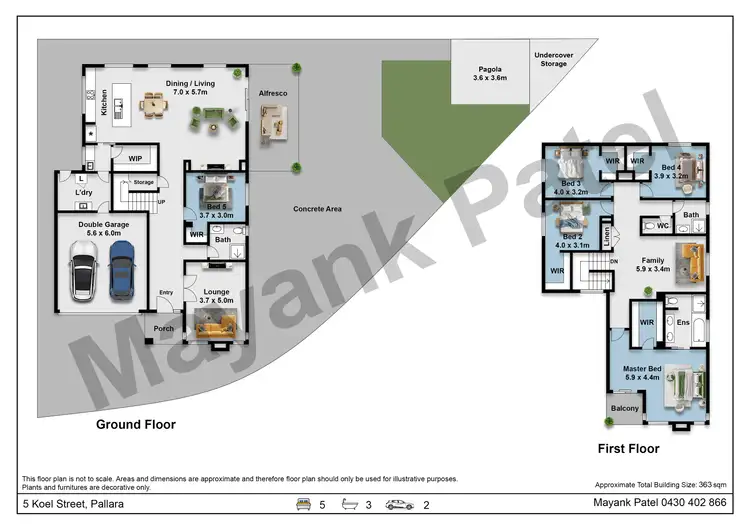 Floorplan of Homely house listing, 5 Koel Street, Pallara QLD 4110