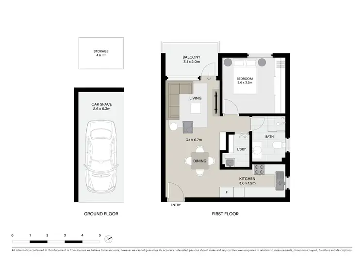 Floorplan of Homely apartment listing, 4/31 Queens Road, Brighton-Le-Sands NSW 2216