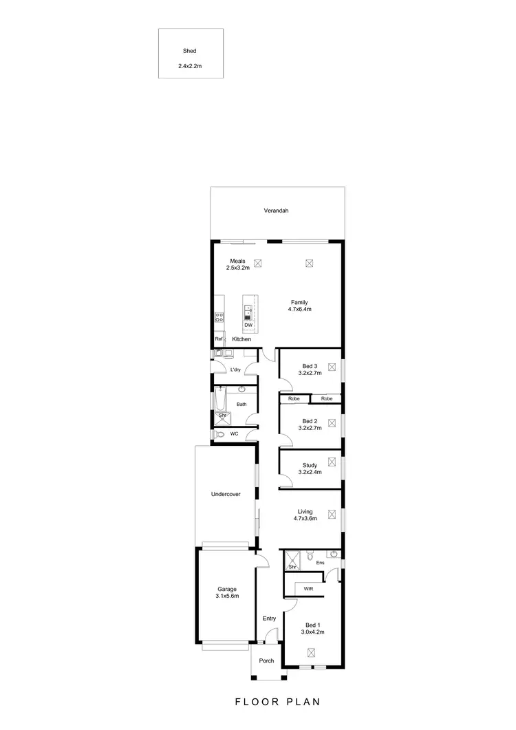 Floorplan of Homely house listing, 9 Brice Street, Seaton SA 5023