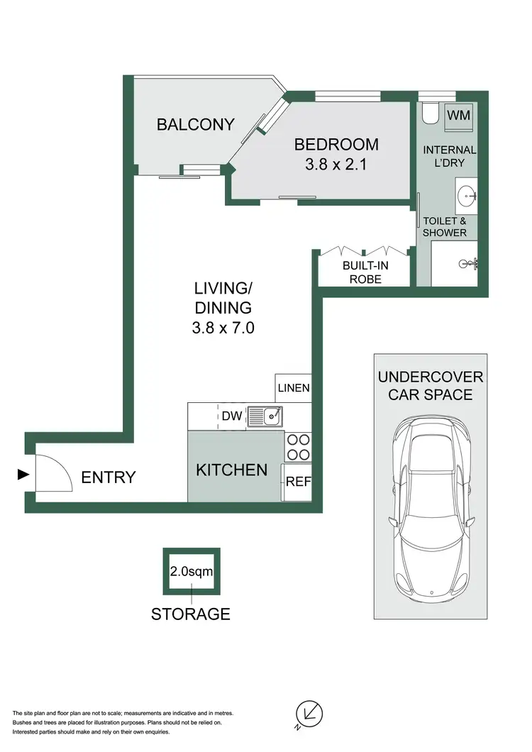 Floorplan of Homely apartment listing, 3/19 Kirketon Road, Darlinghurst NSW 2010