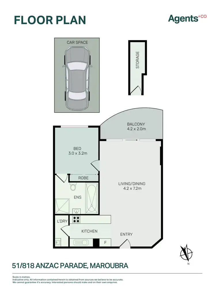 Floorplan of Homely apartment listing, 51/818 Anzac Parade, Maroubra NSW 2035