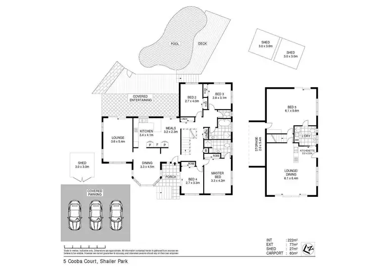 Floorplan of Homely house listing, 5 Cooba Court, Shailer Park QLD 4128