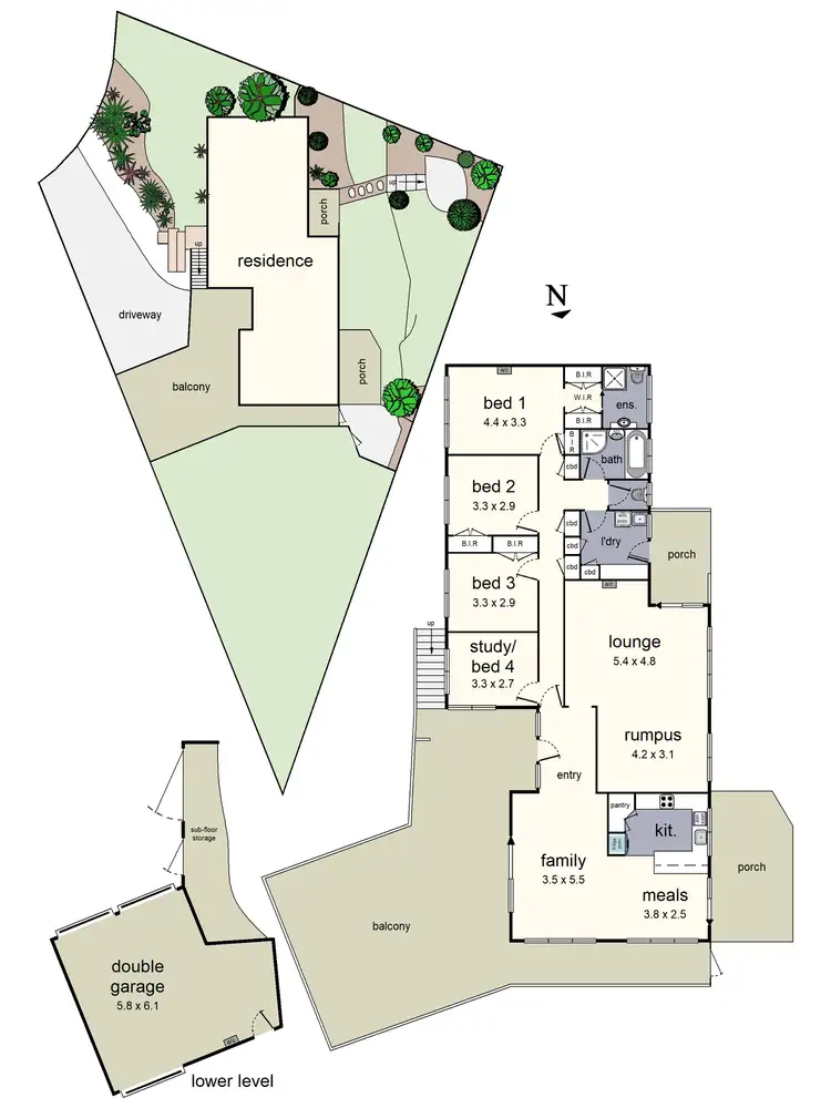 Floorplan of Homely house listing, 3 Mansion Place, Chirnside Park VIC 3116