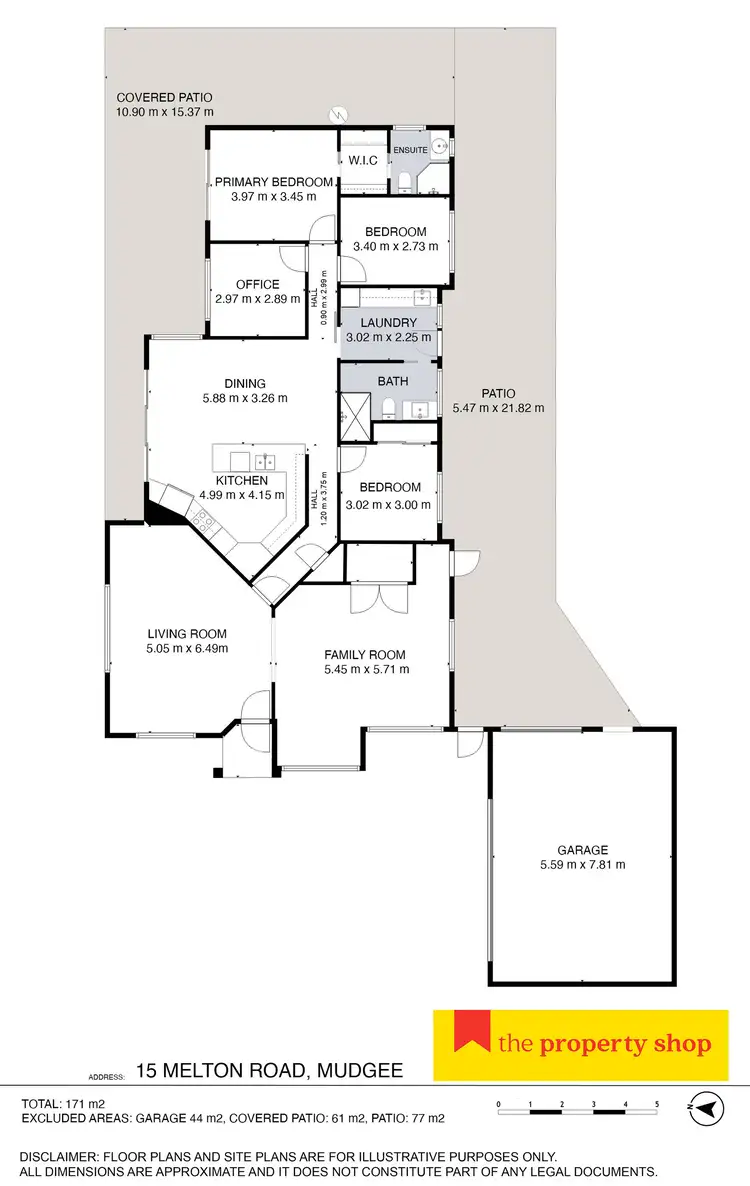 Floorplan of Homely house listing, 15 Melton Road, Mudgee NSW 2850