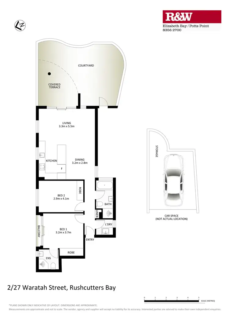 Floorplan of Homely apartment listing, 2/27 Waratah Street, Rushcutters Bay NSW 2011