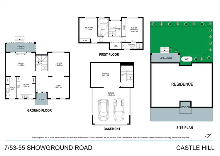 Floorplan of Homely townhouse listing, 7/53-55 Showground Road, Castle Hill NSW 2154