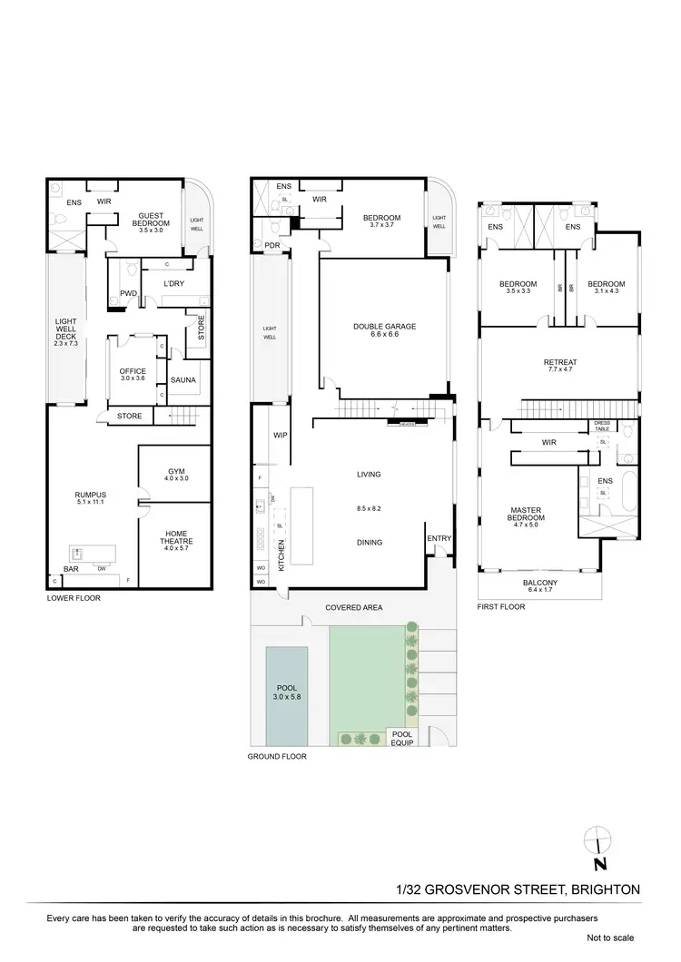 Floorplan of Homely house listing, 1/32 Grosvenor Street, Brighton VIC 3186
