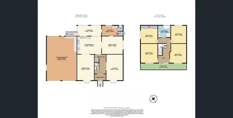 Floorplan of Homely house listing, 19 Compton Street, Dapto NSW 2530