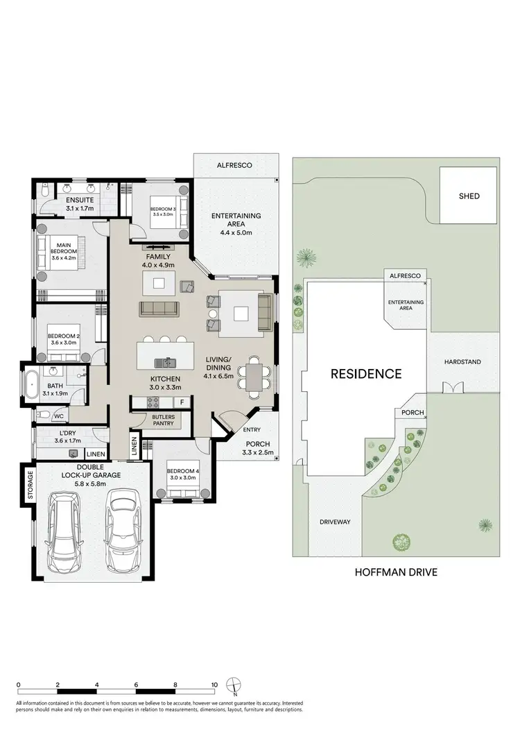 Floorplan of Homely house listing, 14 Hoffman Drive, Marian QLD 4753