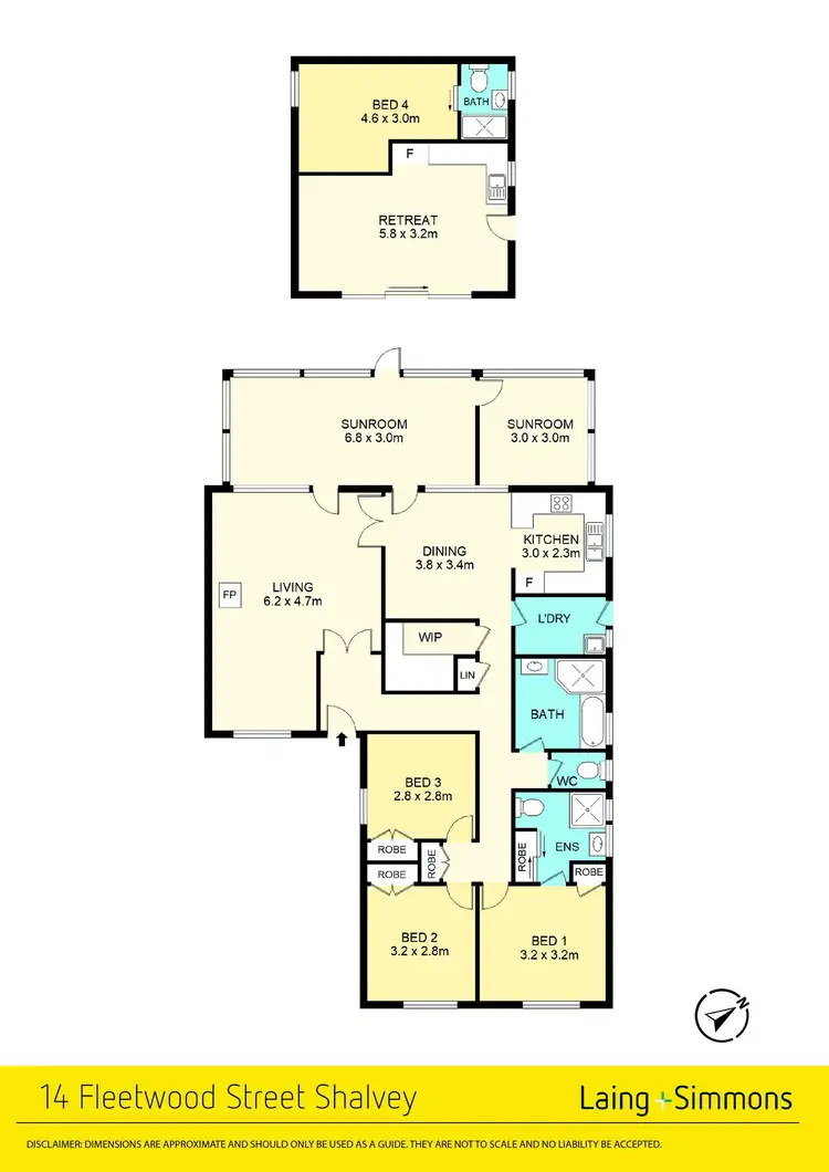 Floorplan of Homely house listing, 14 Fleetwood Street, Shalvey NSW 2770