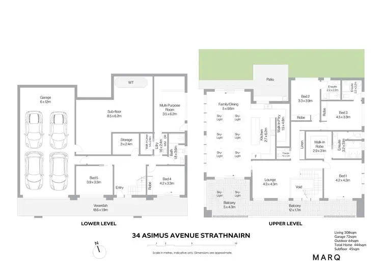 Floorplan of Homely house listing, 34 Asimus Avenue, Strathnairn ACT 2615