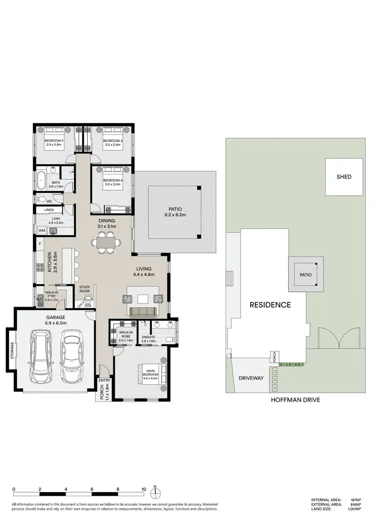 Floorplan of Homely house listing, 17 Hoffman Drive, Marian QLD 4753