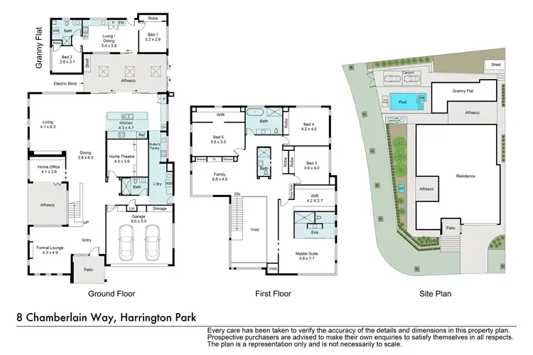 Floorplan of Homely house listing, 8 Chamberlain Way, Harrington Park NSW 2567