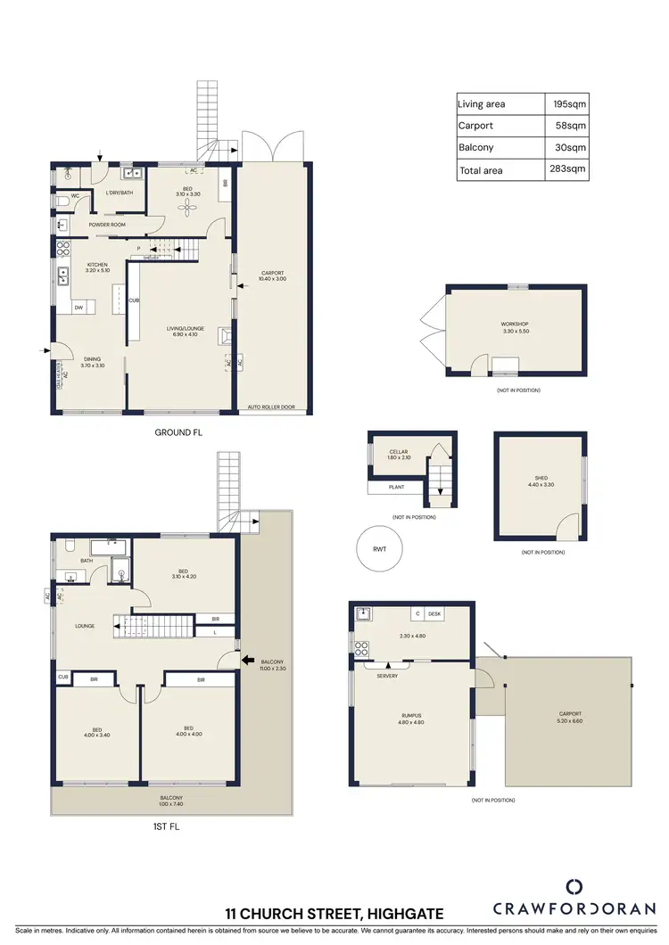 Floorplan of Homely house listing, 11 Church Street, Highgate SA 5063