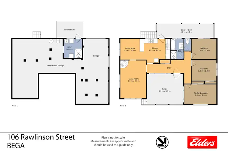 Floorplan of Homely house listing, 106 Rawlinson Street, Bega NSW 2550