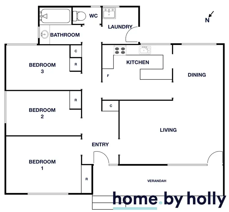 Floorplan of Homely house listing, 113 Hannan Place, Ainslie ACT 2602