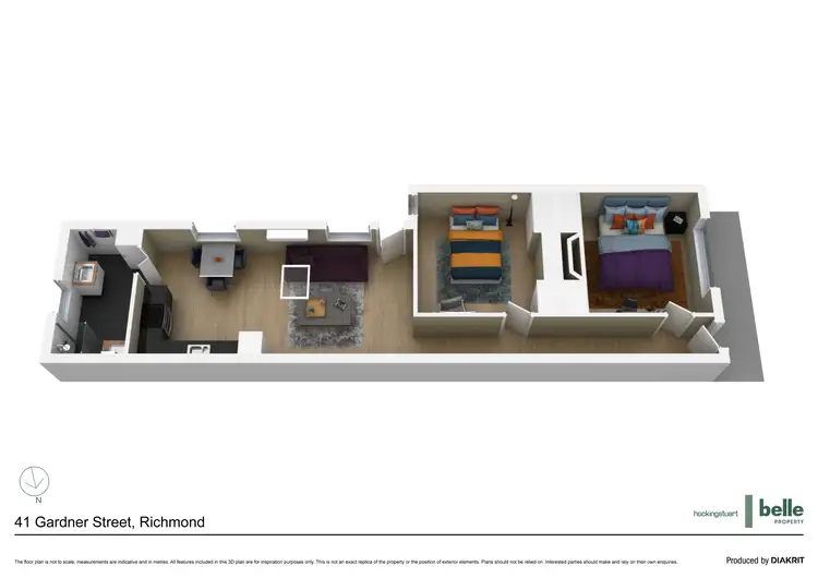 Floorplan of Homely house listing, 41 Gardner Street, Richmond VIC 3121