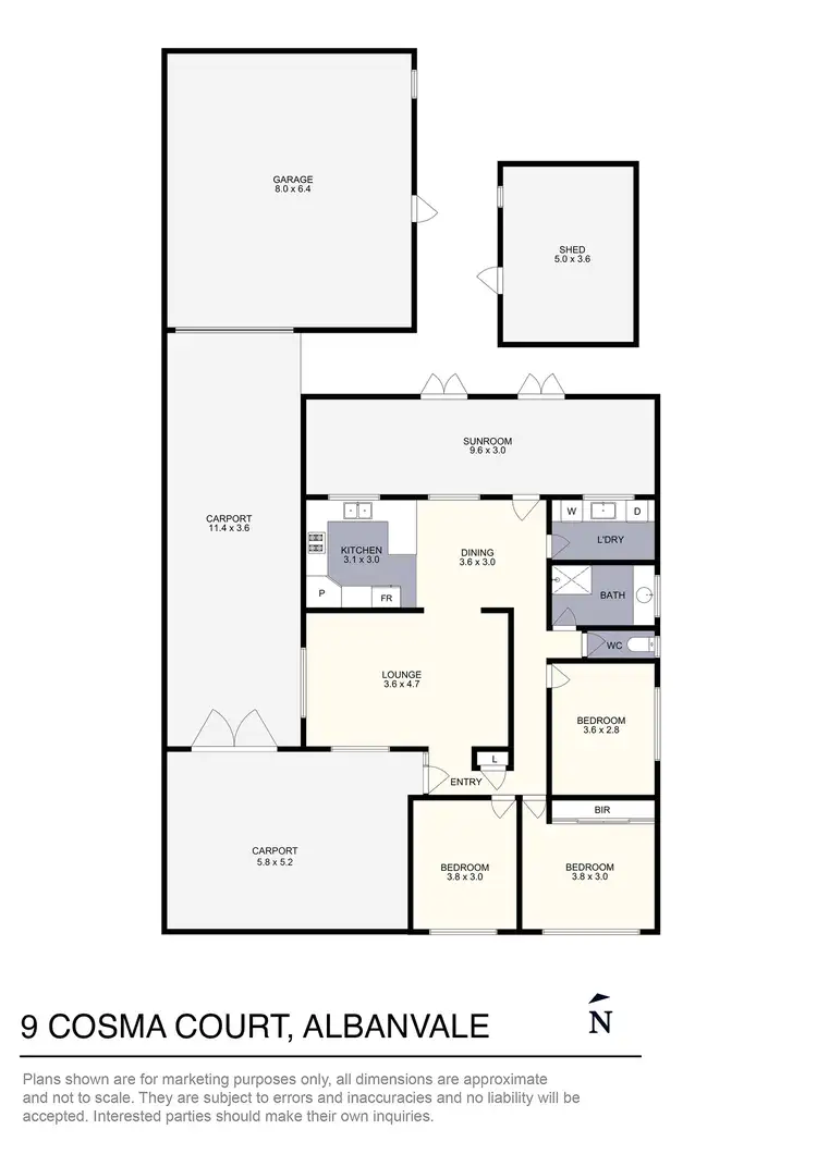 Floorplan of Homely house listing, 9 Cosma Court, Albanvale VIC 3021