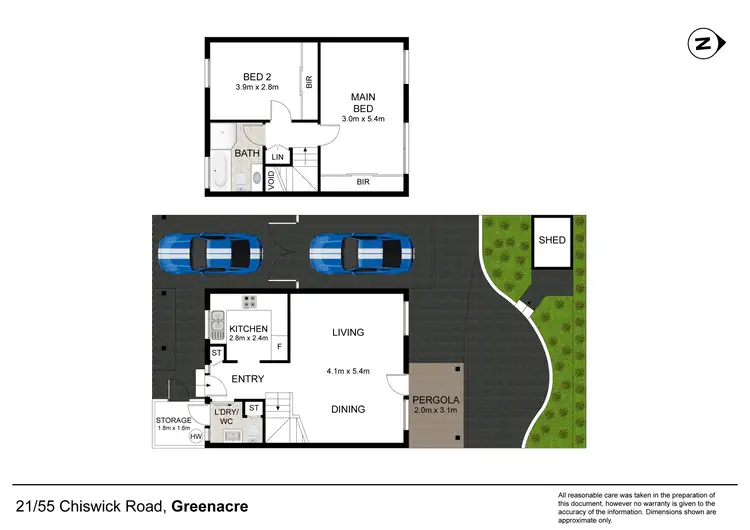 Floorplan of Homely townhouse listing, 21/55 Chiswick Road, Greenacre NSW 2190
