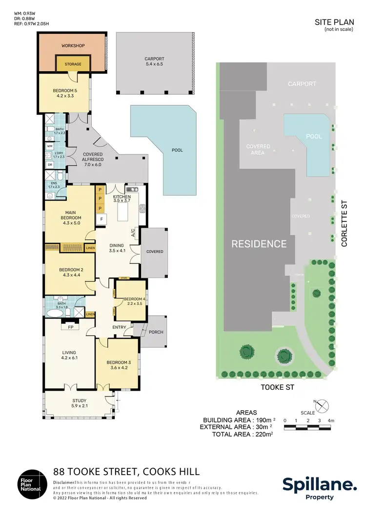 Floorplan of Homely house listing, 88 Tooke Street, Cooks Hill NSW 2300