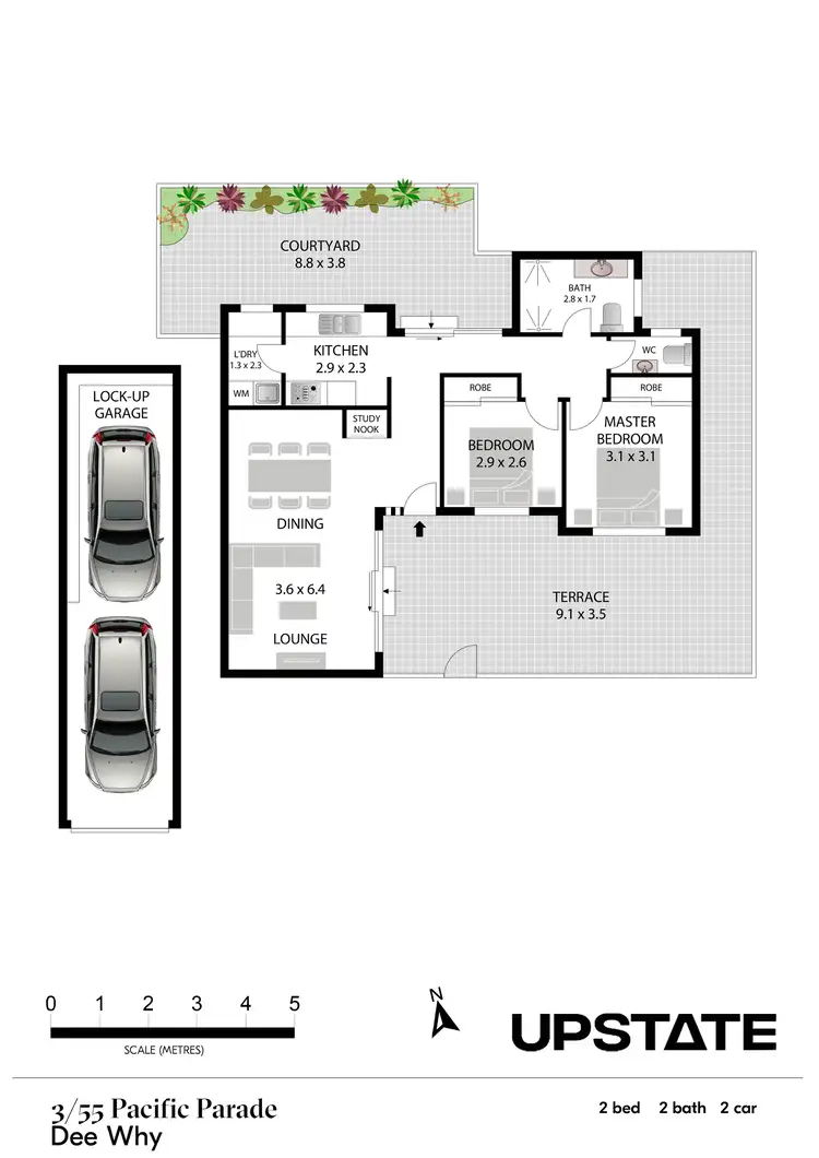 Floorplan of Homely apartment listing, 3/55 Pacific Parade, Dee Why NSW 2099