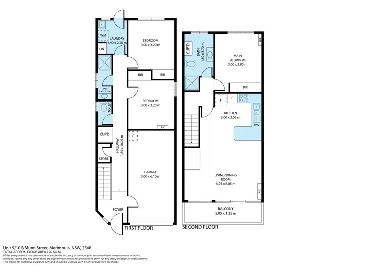 Floorplan of Homely unit listing, 5/10B Munn Street, Merimbula NSW 2548
