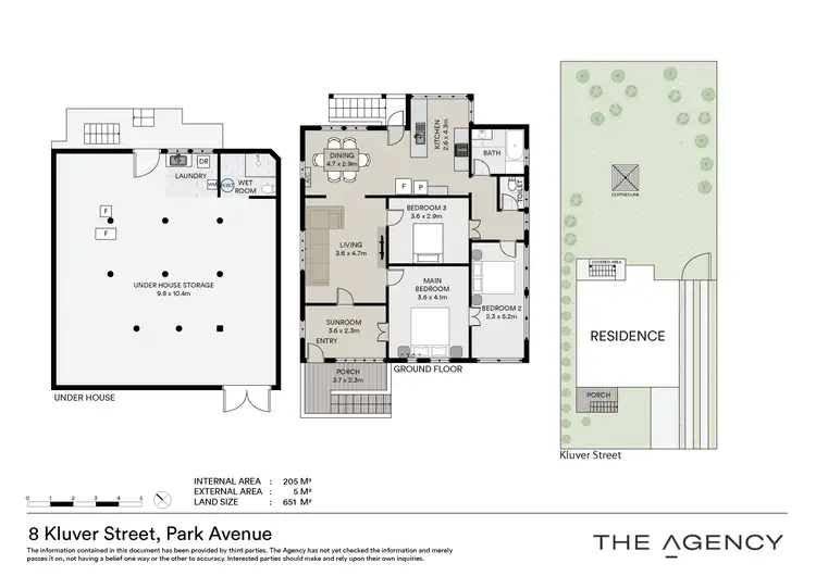 Floorplan of Homely house listing, 8 Kluver Street, Park Avenue QLD 4701