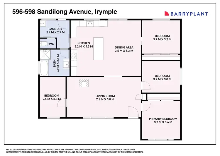 Floorplan of Homely house listing, 596-598 Sandilong Avenue, Irymple VIC 3498
