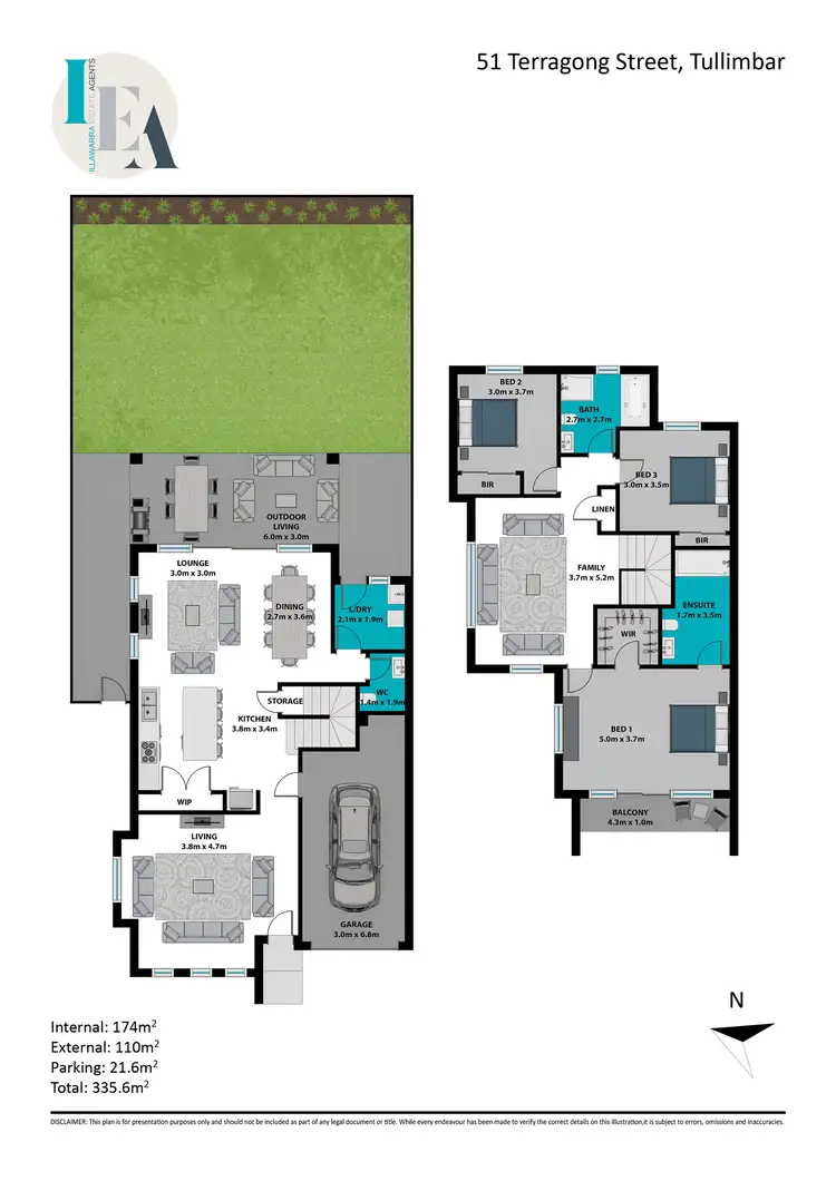 Floorplan of Homely house listing, 51 Terragong Street, Tullimbar NSW 2527