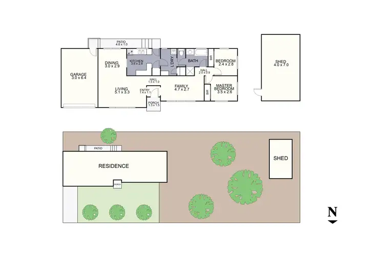 Floorplan of Homely house listing, 38-40 Forest Street, Yarra Glen VIC 3775