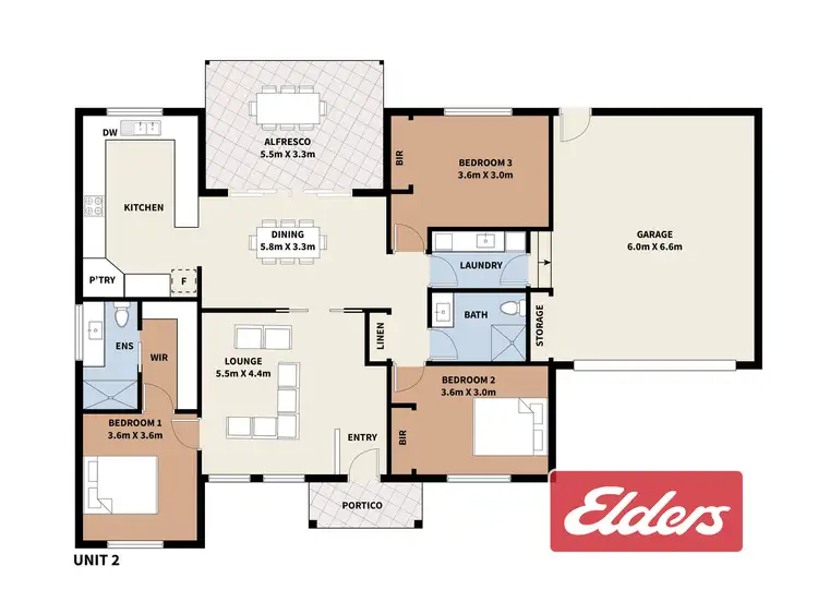 Floorplan of Homely unit listing, 2/77 Princes Street, Korumburra VIC 3950