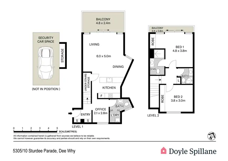 Floorplan of Homely apartment listing, 5305/10 Sturdee Parade, Dee Why NSW 2099
