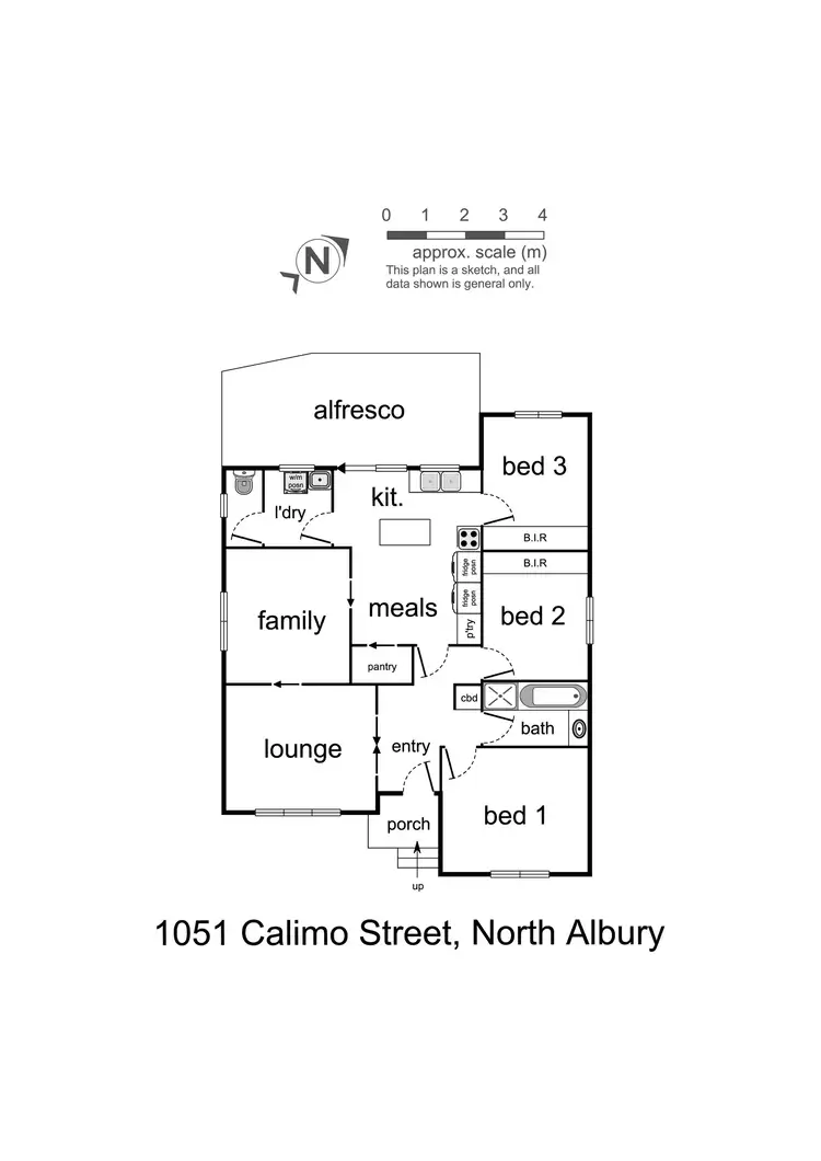 Floorplan of Homely house listing, 1051 Calimo Street, North Albury NSW 2640