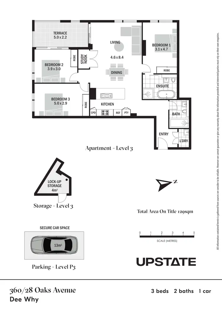 Floorplan of Homely apartment listing, 360/28 Oaks Avenue, Dee Why NSW 2099