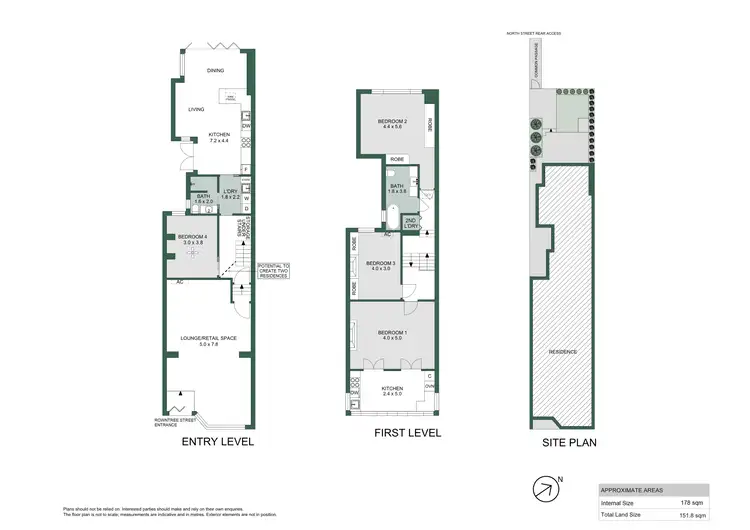 Floorplan of Homely house listing, 2 Rowntree Street, Balmain NSW 2041