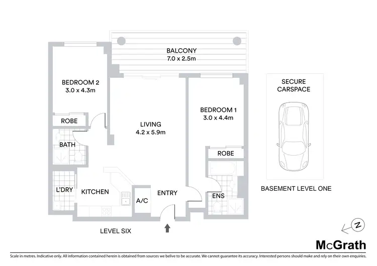 Floorplan of Homely apartment listing, 84/121 Pacific Highway, Hornsby NSW 2077
