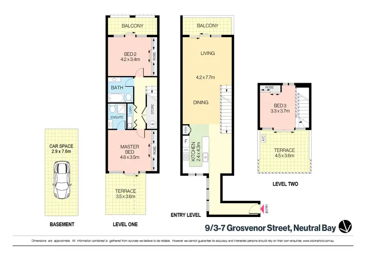 Floorplan of Homely apartment listing, 9/3-7 Grosvenor Street, Neutral Bay NSW 2089