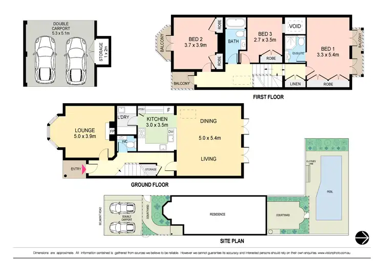 Floorplan of Homely house listing, 55B Belmont Road, Mosman NSW 2088