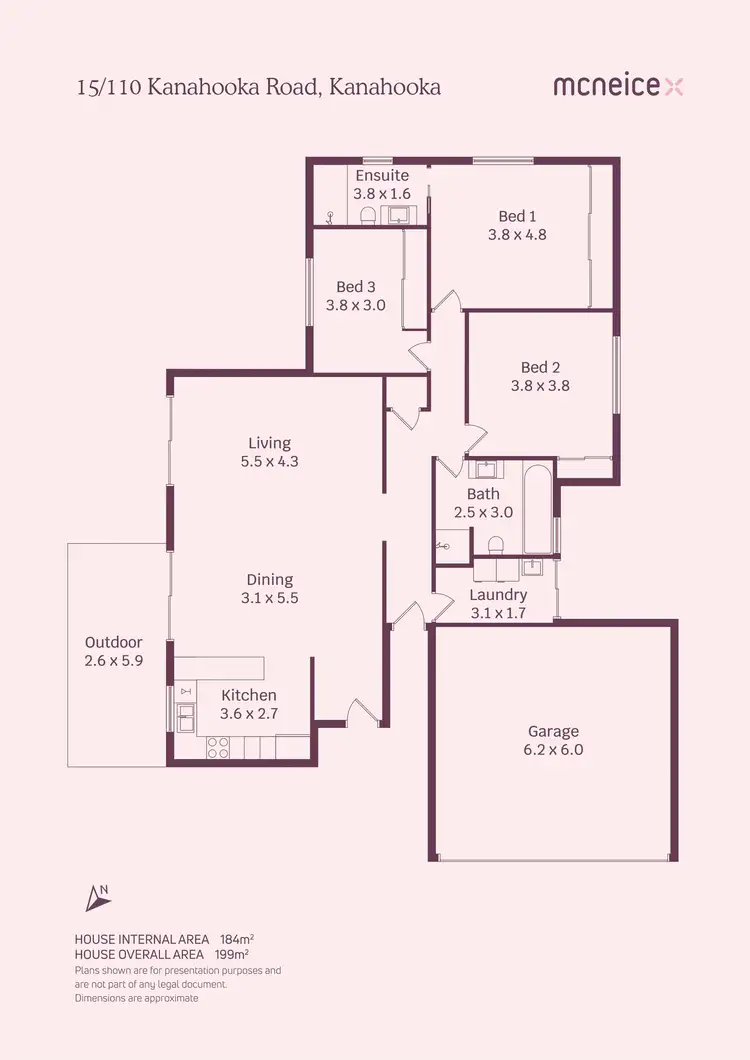 Floorplan of Homely villa listing, 15/110 Kanahooka Road, Kanahooka NSW 2530