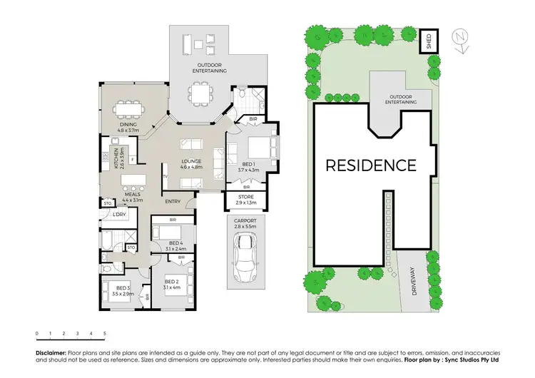 Floorplan of Homely house listing, 1 Guiren Place, Toongabbie NSW 2146