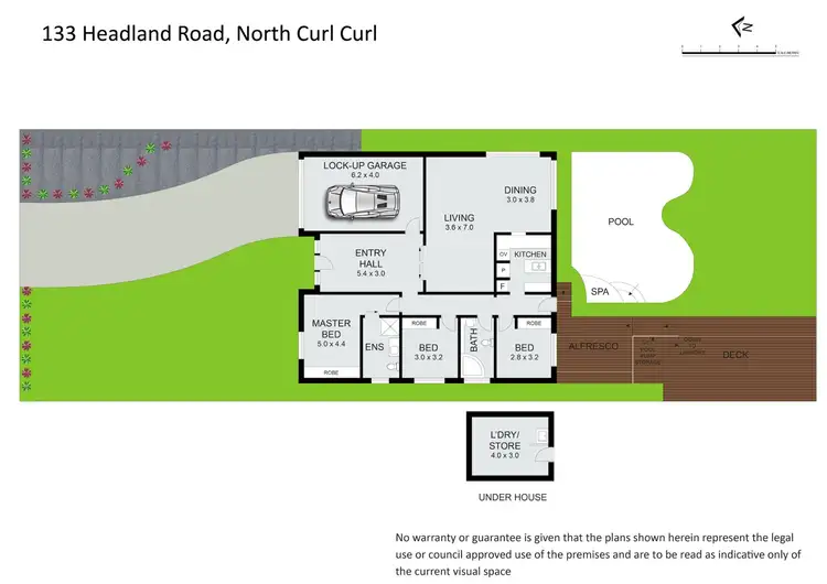 Floorplan of Homely house listing, 133 Headland Road, North Curl Curl NSW 2099