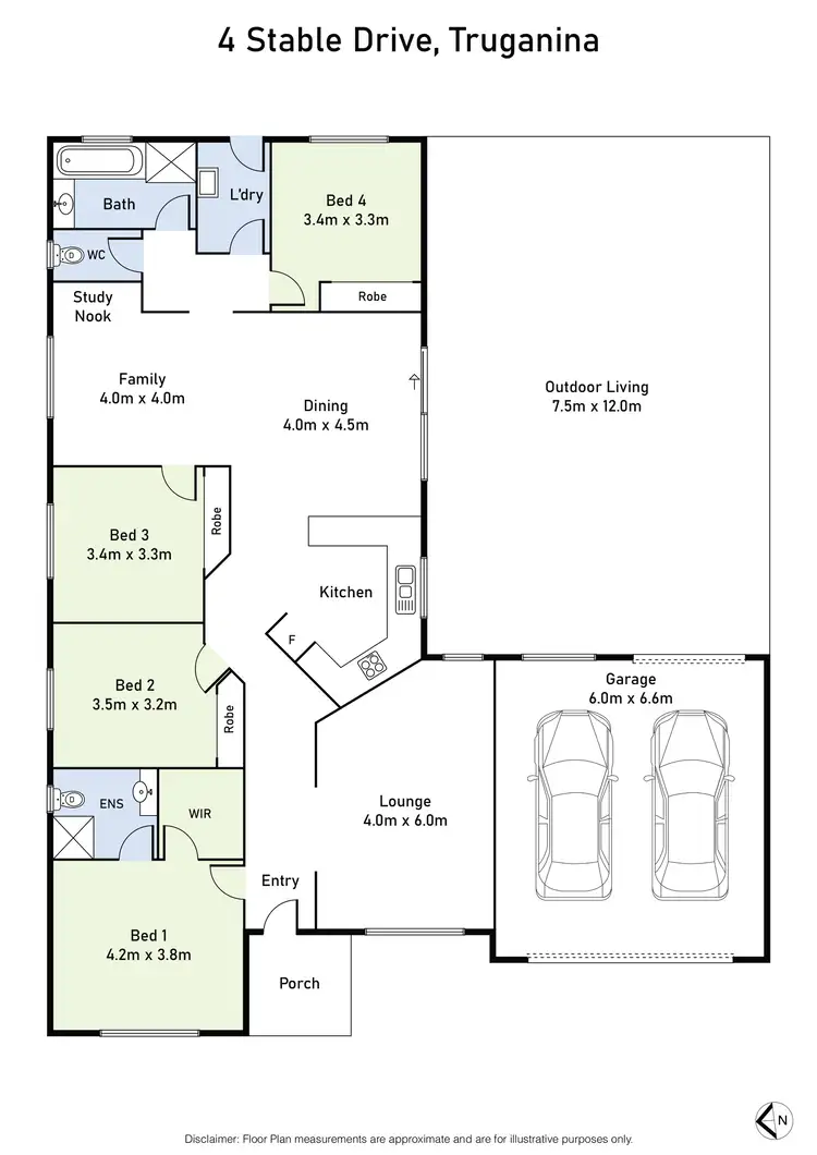 Floorplan of Homely house listing, 4 Stable Drive, Truganina VIC 3029