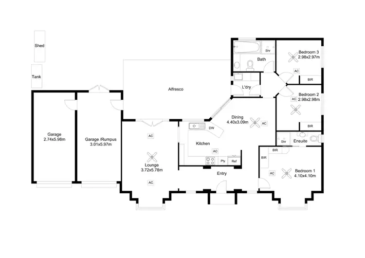 Floorplan of Homely house listing, 16C First Street, Magill SA 5072