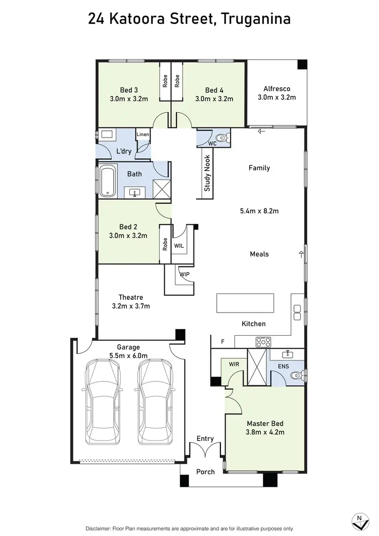 Floorplan of Homely house listing, 24 Katoora Street, Truganina VIC 3029