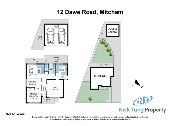 Floorplan of Homely house listing, 12 Dawe Road, Mitcham VIC 3132
